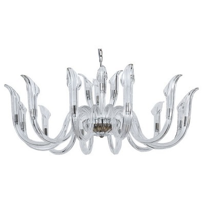 Подвесная люстра Newport 3650 3654+12/C nickel NWP_M0070040