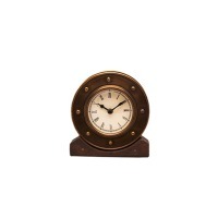 Часы Алейн DTR2104 s/3Sm, 13, бронза, дерево, стекло, Bronze, RESTORATION HARDWARE