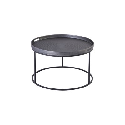 Стол приставной 25275-68, металл, Black matt, ROOMERS FURNITURE