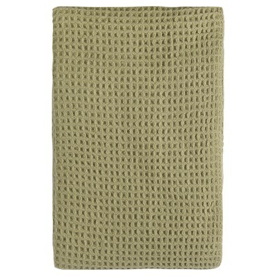 Плед из шерсти травянисто-з...