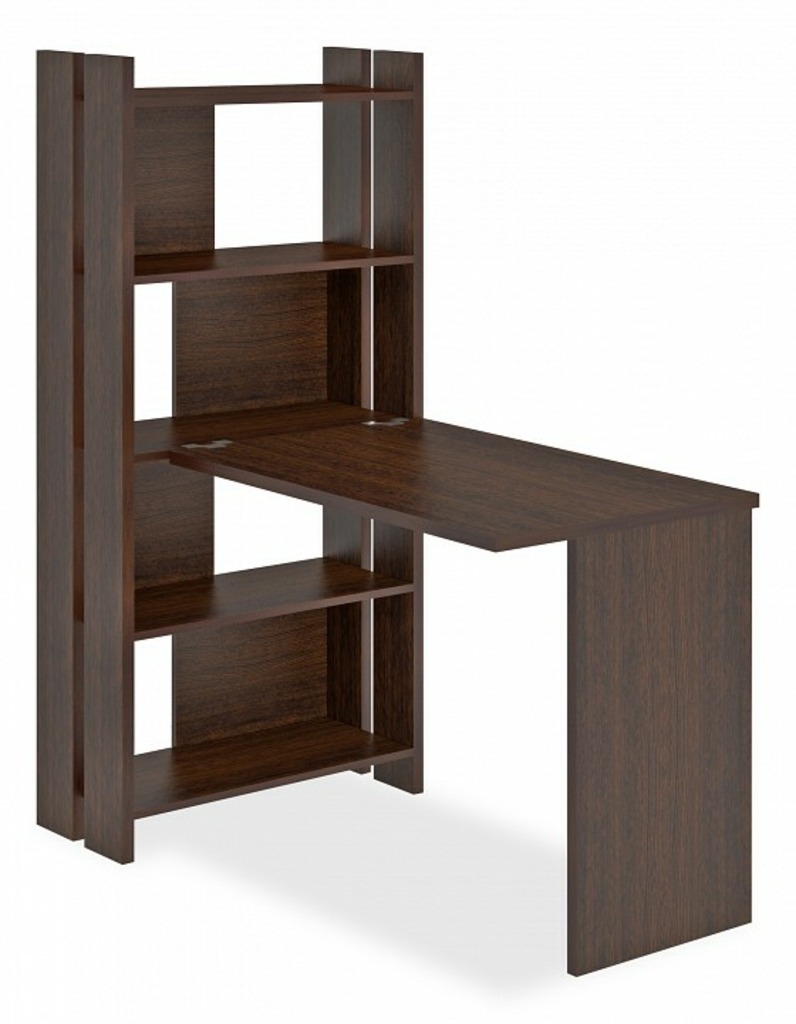 Фото Стол компьютерный Домино Лайт СТЛ-ОВ+С100Прям без тумбы MER_STL-OV-S100Pryam_bez_tumby_V - интернет-магазин МегаТерем в Москве