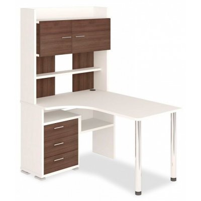 Стол компьютерный Домино СР-133-140 MER_SR-133-140-BESH-CH-LEV