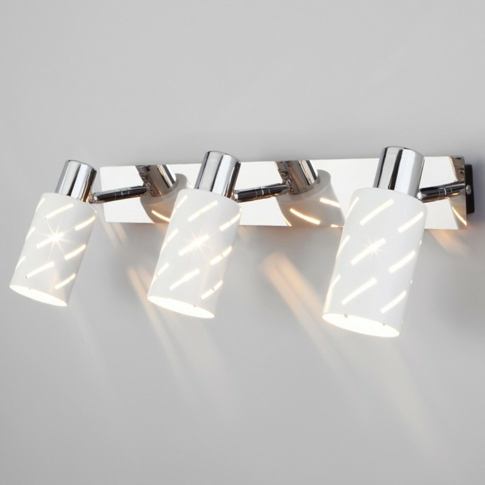 Фото Бра Eurosvet Fente 20090/3 белый/хром EV_a050202 - интернет-магазин МегаТерем в Москве