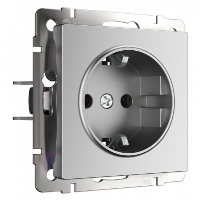 Розетка с заземлением, без ...