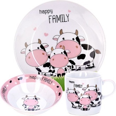Детский набор посуды Коровк...