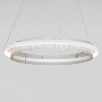 Подвесной светильник Eurosvet Imperio 90241/1 белый/ серебро Smart EV_a054084