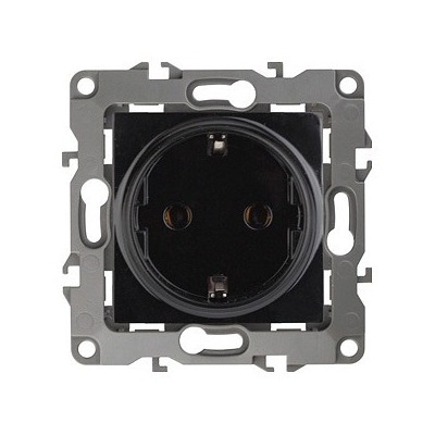 Розетка с заземлением, без ...
