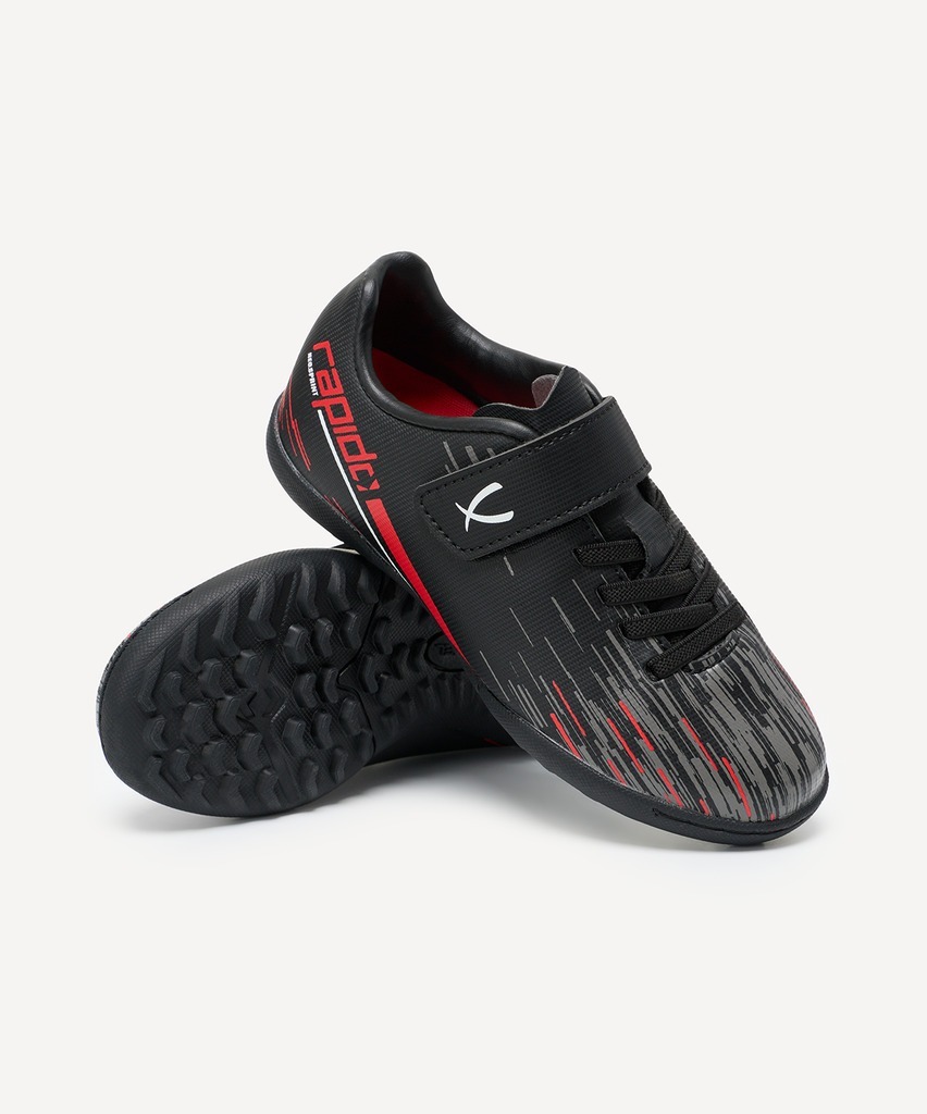 Фото БЕЗ УПАКОВКИ Бутсы многошиповые JÖGEL Rapido TF Black/grey, детский (2134133) - интернет-магазин МегаТерем в Москве