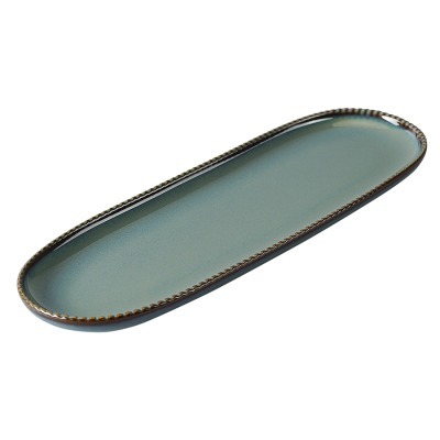 Овальное блюдо темно-серого цвета из коллекции kitchen spirit (75374)