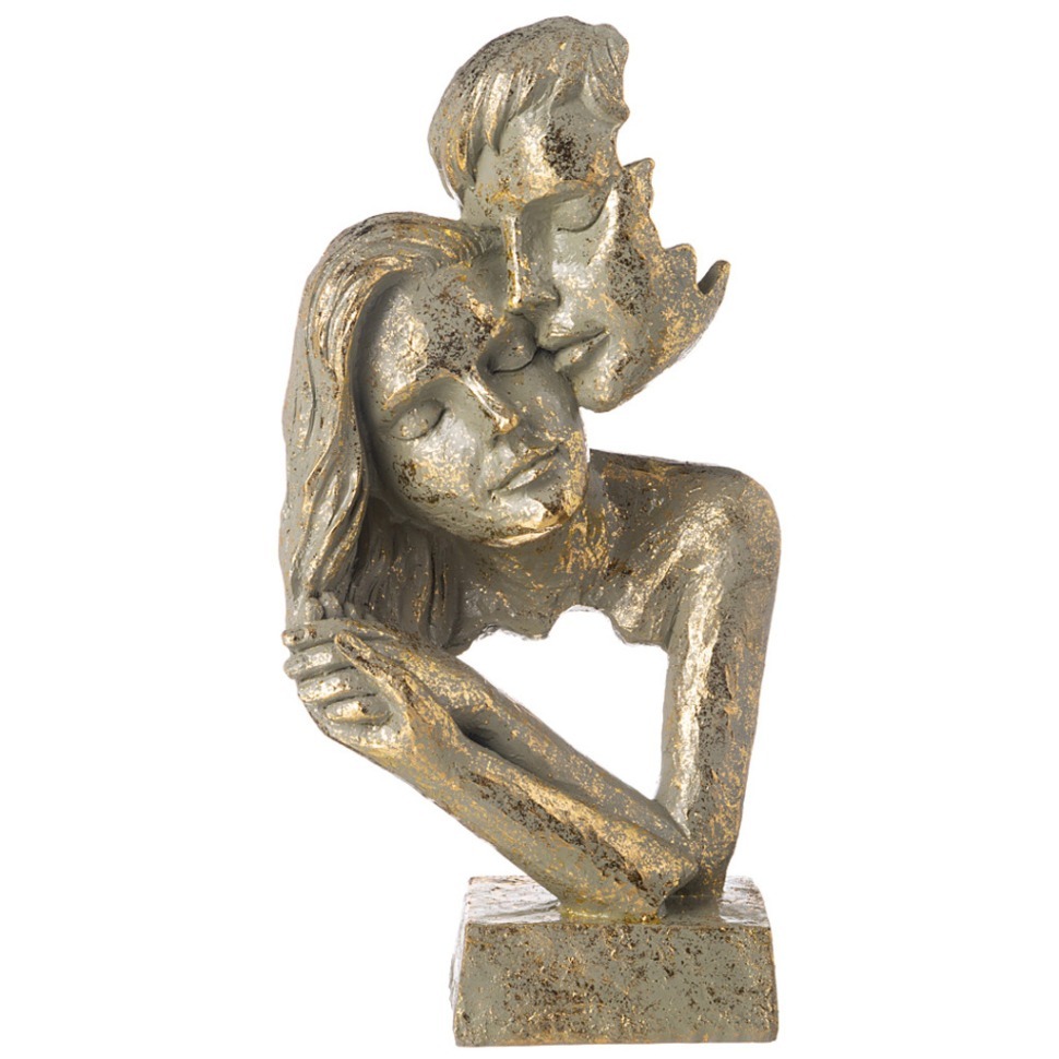 Фото Статуэтка поцелуй 15.5*10*29.5cm Lefard (154-596) - интернет-магазин МегаТерем в Москве