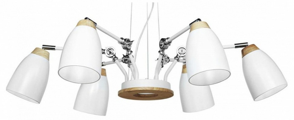 Фото Подвесная люстра Loft it Watchman LOFT4402/6WH LF_LOFT4402_6WH - интернет-магазин МегаТерем в Москве