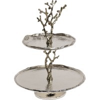 Подставка для закусок "Ветки" металл. 26,5*26,5*36см (TT-00005363)