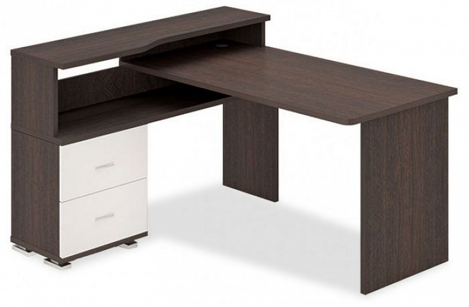 Фото Стол письменный Домино СР-620/140 C MER_SR-620-140-C-SHBESH-CH-LEV - интернет-магазин МегаТерем в Москве