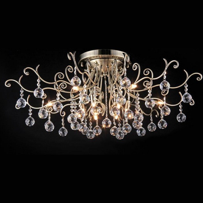 Фото Потолочная люстра Maytoni Frost DIA760-12-B - интернет-магазин МегаТерем в Москве