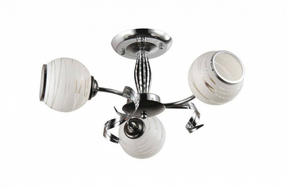 Фото Потолочная люстра Imex MD.11354 MD.11354-3-S CH IMX_MD.11354-3-S_CH - интернет-магазин МегаТерем в Москве
