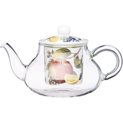 Чайник стеклянный с ситом l...