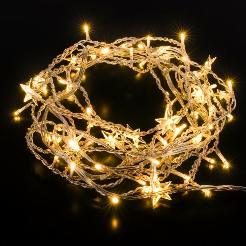 Фото Бахрома световая Eurosvet 100-002 100-002 теплый белый EV_a049842 - интернет-магазин МегаТерем в Москве