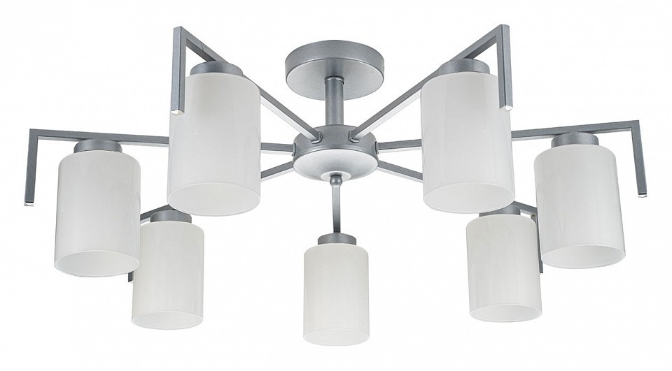 Фото Люстра на штанге Escada Style 1142/7P Silver ESC_1142_7P_Silver - интернет-магазин МегаТерем в Москве