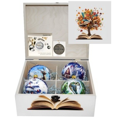 Новогодний набор на 4 шара ...