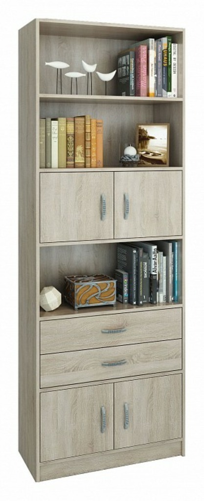 Фото Стеллаж комбинированный Либерти-51 MAS_Stellazh_Liberti-51DS - интернет-магазин МегаТерем в Москве