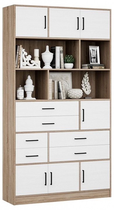 Фото Стеллаж комбинированный Либерти-61-128 MAS_Liberti-61-DS-BT-128 - интернет-магазин МегаТерем в Москве