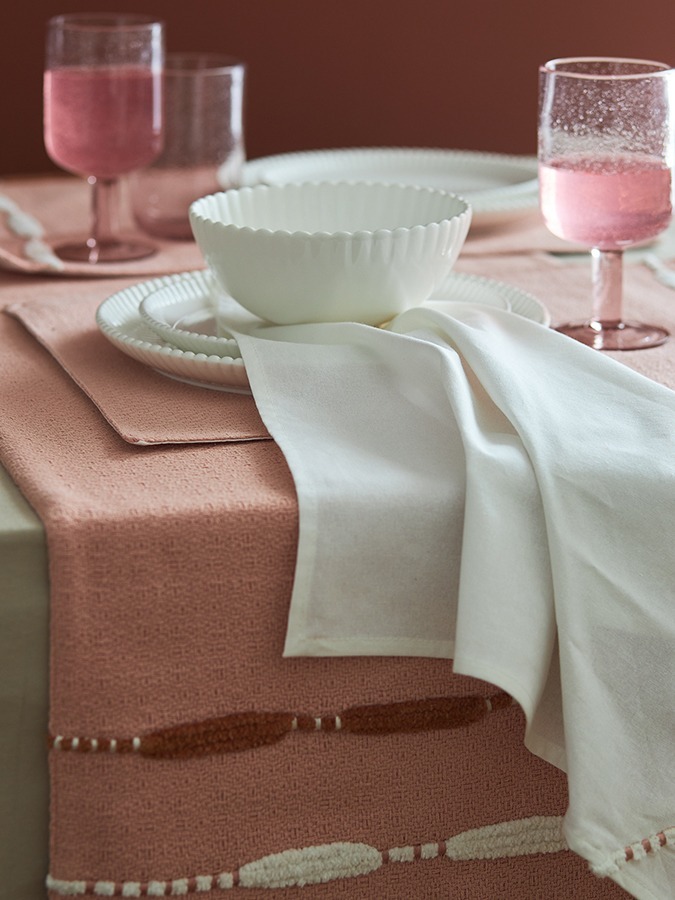 Фото Дорожка на стол feather mood из коллекции ethnic, 45х150 см (79007) - интернет-магазин МегаТерем в Москве