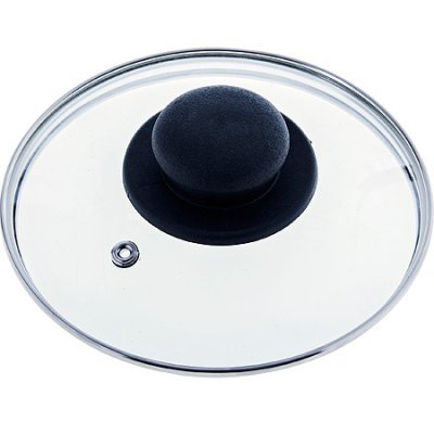 Крышка 16см чер/ручка мет/о...