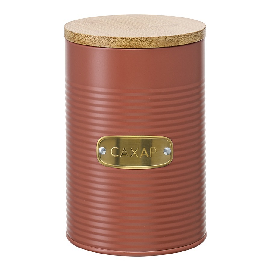 Фото Банка для хранения сахара irmel, 1,3 л, терракота (78391) - интернет-магазин МегаТерем в Москве