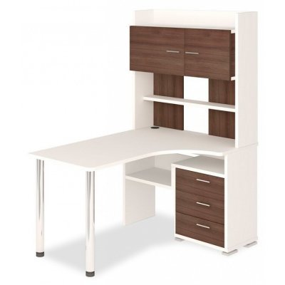 Стол компьютерный Домино СР-133-140 MER_SR-133-140-BESH-CH-PRAV