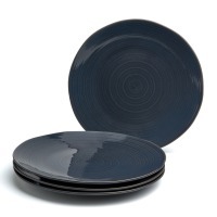Набор тарелок обеденных bronco "concept" 4 шт. 27,5 см синий (576-1011) 