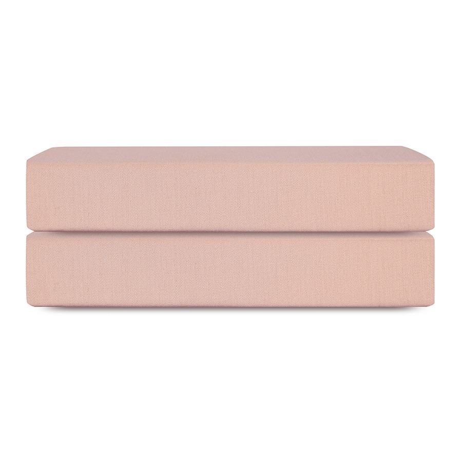 Фото Простыня на резинке из премиального сатина цвета пыльной розы из коллекции essential, 180х200х30 см (78494) - интернет-магазин МегаТерем в Москве