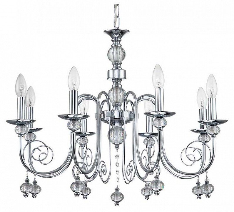 Фото Подвесной светильник Escada Shine 678/8PL Chrome ESC_678_8PL_Chrome - интернет-магазин МегаТерем в Москве