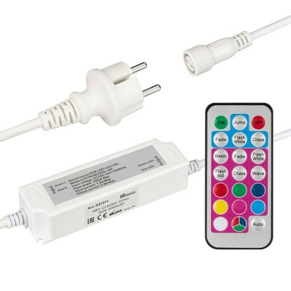 Фото Контроллер-регулятор цвета RGB с пультом ДУ Arlight Ard Classic Sync 31211 ARLT_031211 - интернет-магазин МегаТерем в Москве