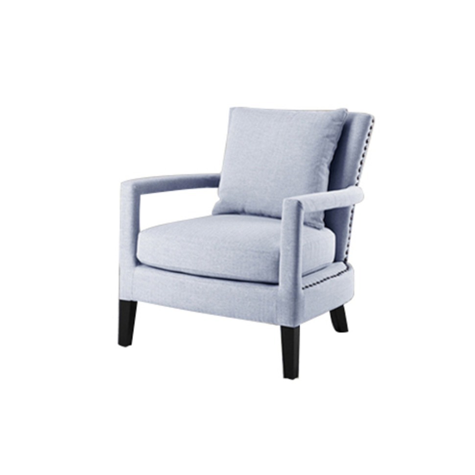 Фото Кресло Джим Jim chair/Vision 08, дерево, текстиль, grey, ROOMERS FURNITURE - интернет-магазин МегаТерем в Москве