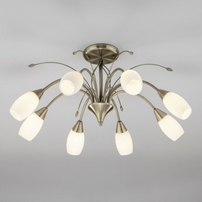 Люстра на штанге Eurosvet Ginevra 30280/8 античная бронза EV_a043221