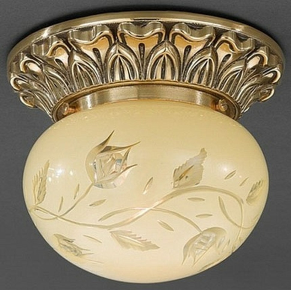 Фото Накладной светильник Reccagni Angelo 7812 PL 7812/1 RA_PL_7812_1 - интернет-магазин МегаТерем в Москве