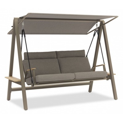 Качели с тентом трехместные...