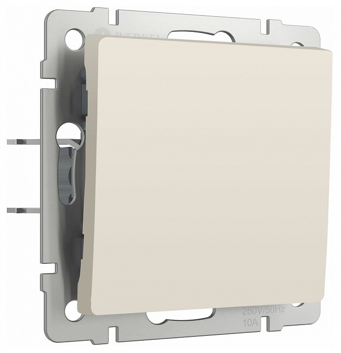 Фото Кнопка звонка без рамки Werkel айвори матовый W1114562 WRK_a063818 - интернет-магазин МегаТерем в Москве