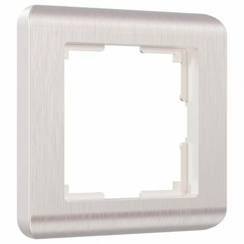 Фото Рамка на 1 пост Werkel Stream (перламутровый) W0012113 WRK_a051264 - интернет-магазин МегаТерем в Москве