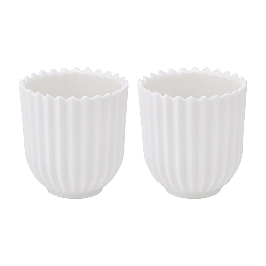 Фото Набор из двух подставок для яиц белого цвета из коллекции edge, s (77246) - интернет-магазин МегаТерем в Москве