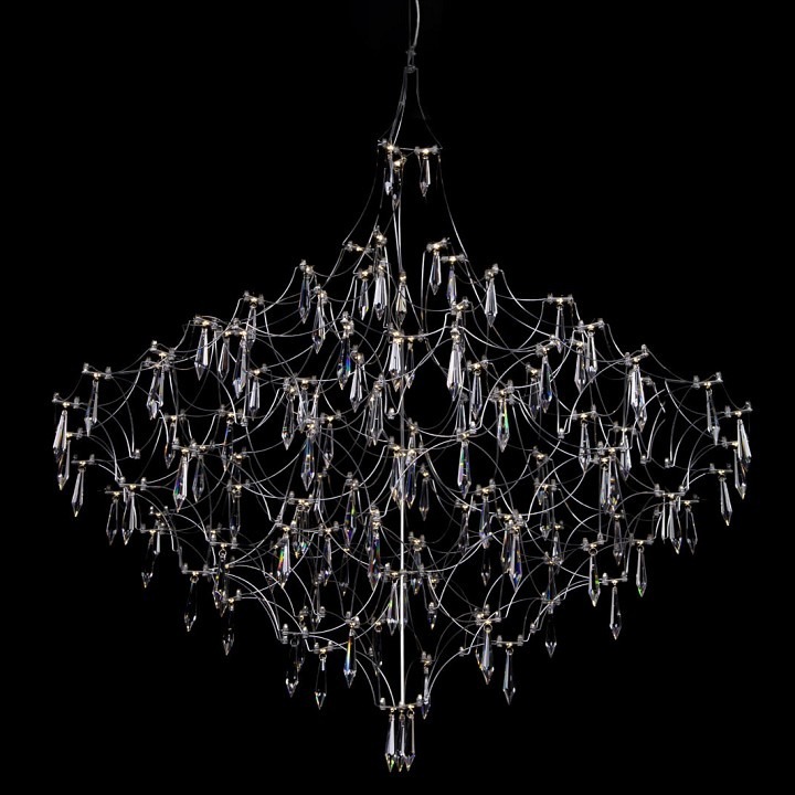 Фото Подвесная люстра Loft it Mira 10259/1000 Silver Asfour LF_10259_1000_Silver_Asfour - интернет-магазин МегаТерем в Москве