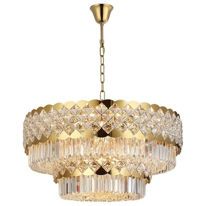 Фото Подвесная люстра Newport ASHLEY 8301/80 C gold polished NWP_M0070638 - интернет-магазин МегаТерем в Москве