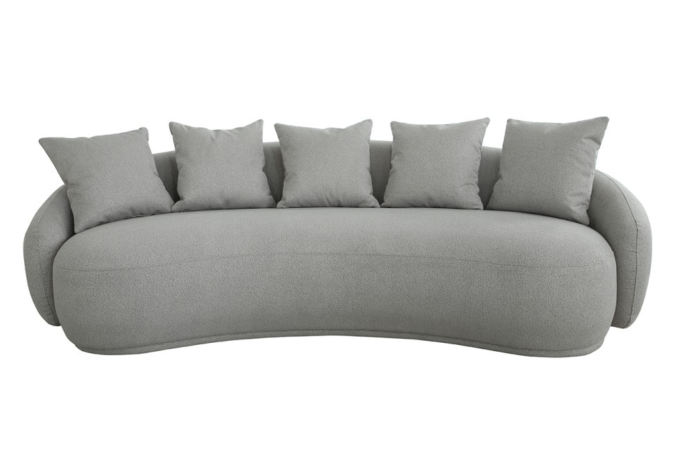 Фото Диван Forli светло-серый 250*116*72см (TT-00013200) - интернет-магазин МегаТерем в Москве