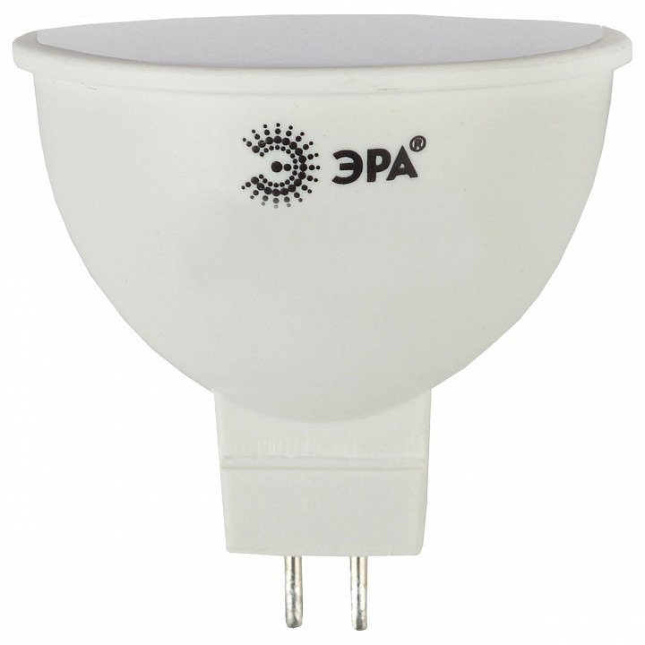 Фото Лампа светодиодная Эра Стандарт GU5.3 8Вт 4000K LED MR16-8W-840-GU5.3 ER_B0020547 - интернет-магазин МегаТерем в Москве