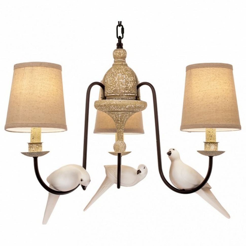 Фото Подвесная люстра Loft it Birds LOFT1029A-3 LF_LOFT1029A-3 - интернет-магазин МегаТерем в Москве