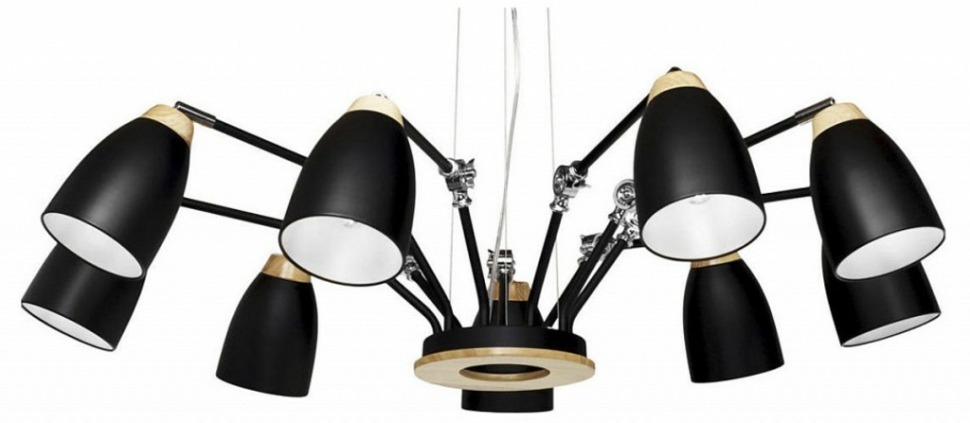 Фото Подвесная люстра Loft it Watchman LOFT4402/9BL LF_LOFT4402_9BL - интернет-магазин МегаТерем в Москве