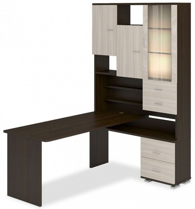 Фото Стол компьютерный Домино СР-620/180 MER_SR-620-180-VKV-PRAV - интернет-магазин МегаТерем в Москве