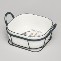 Форма на метал.подставке lefard "family farm" 26,5*21*12,5 cm (263-1371) 