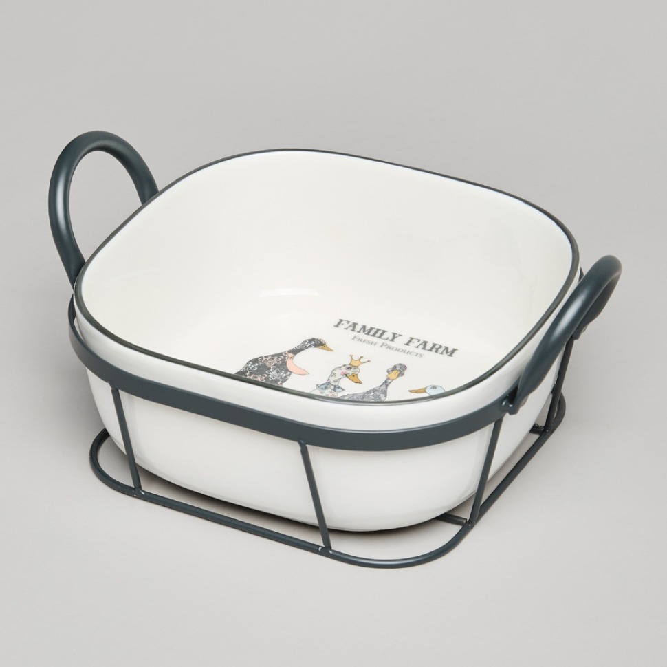 Фото Форма на метал.подставке lefard family farm 26,5*21*12,5 cm (263-1371)  - интернет-магазин МегаТерем в Москве