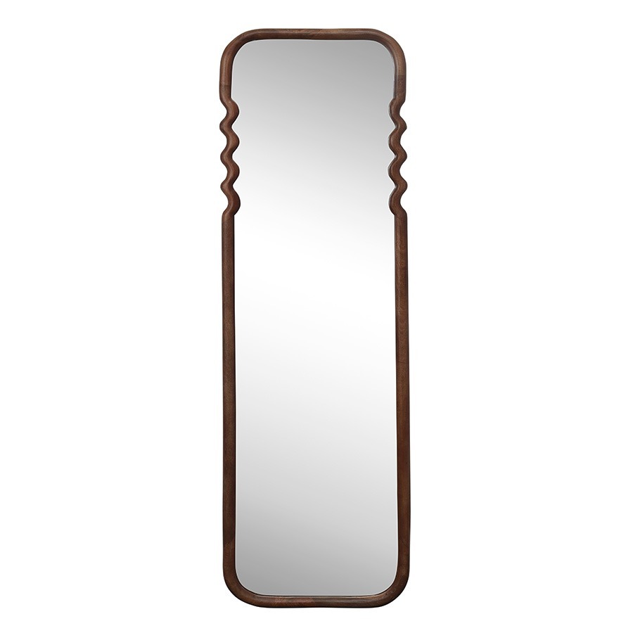 Фото Зеркало fluid, 54х180 см, коричневое (79218) - интернет-магазин МегаТерем в Москве